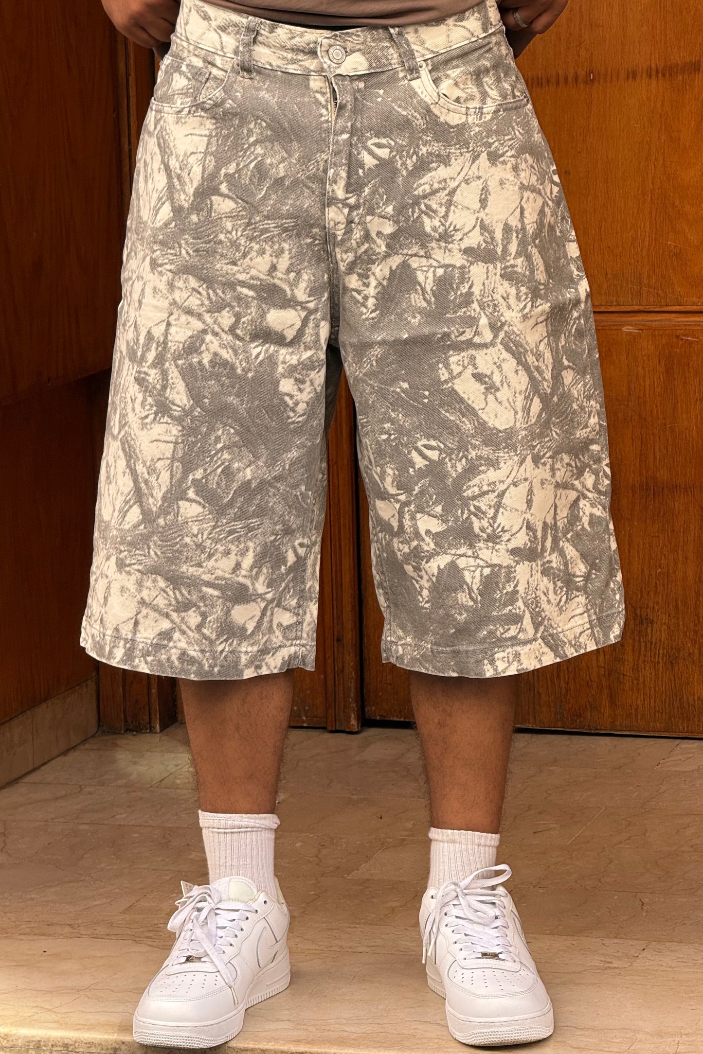 BAGGY JORTS IMPRIME FLOWERS