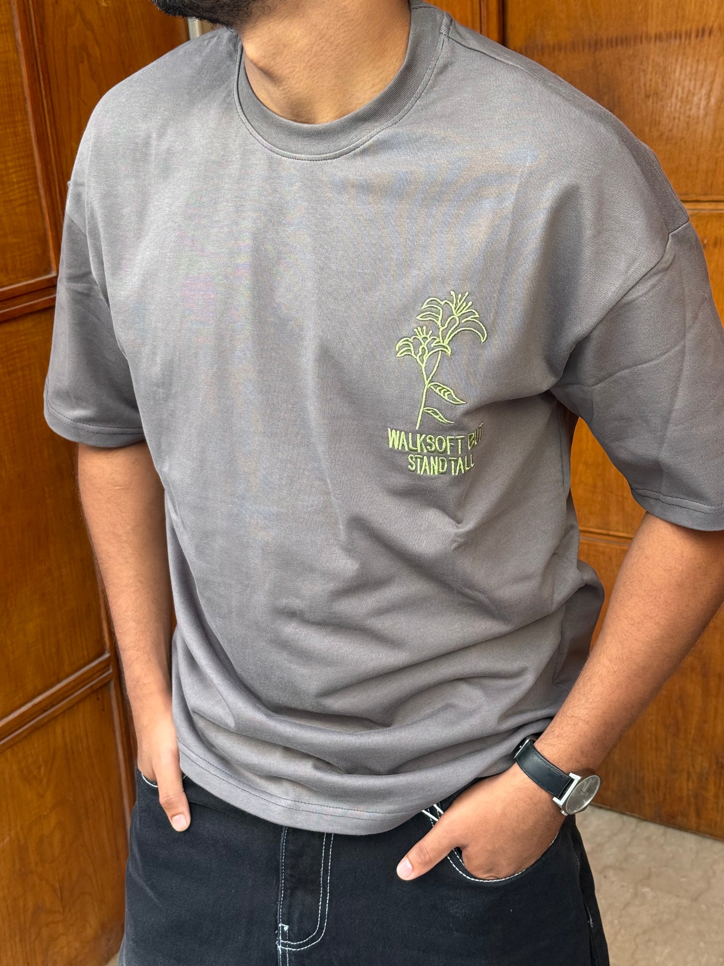 T-SHIRT WALKSOFT GREY BL