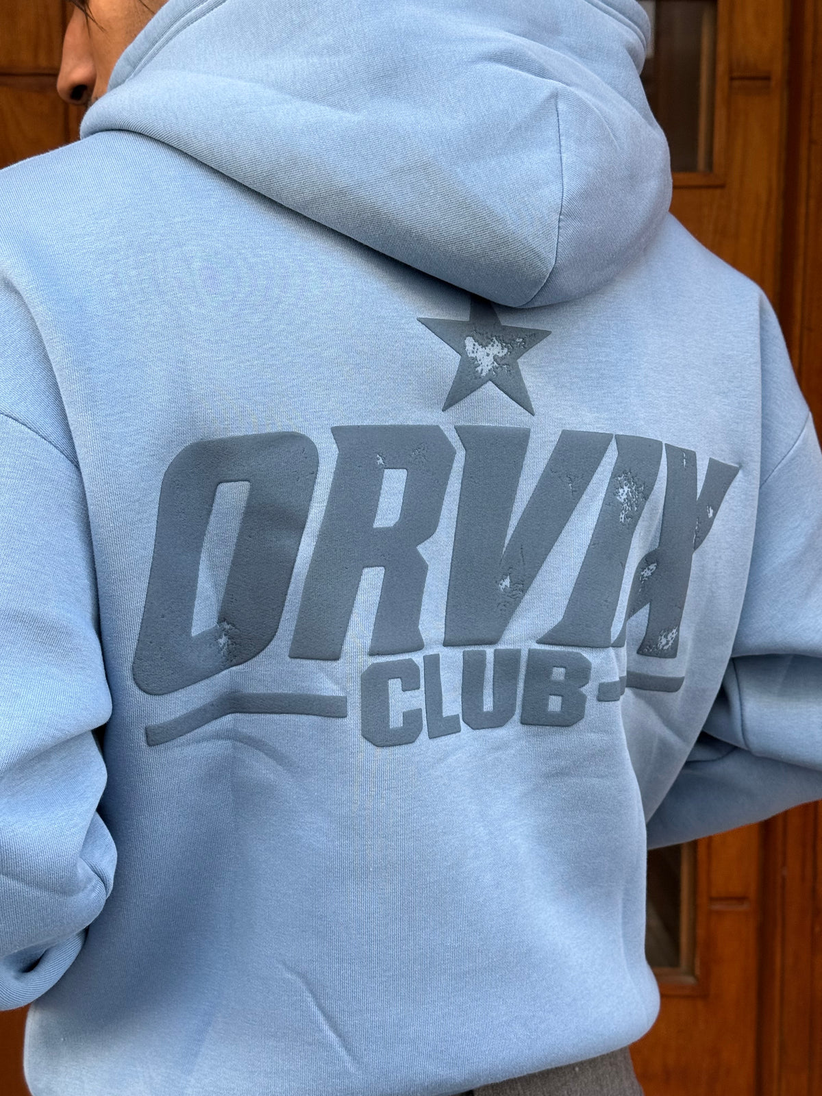 HOODIES CROP ZIP ORVIX CLUB BLUE OVX