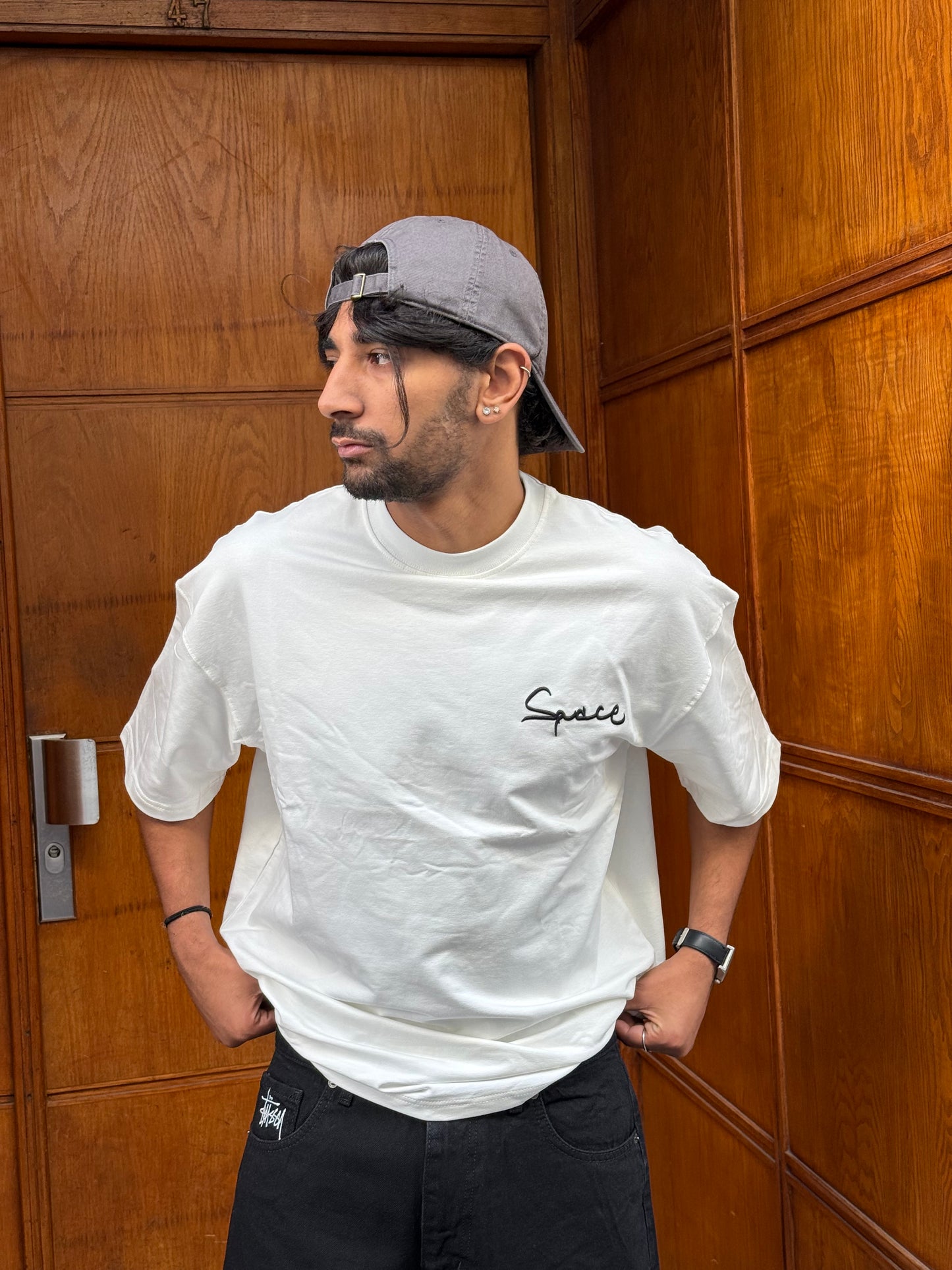 T-SHIRT SPACE WHITE ESCO