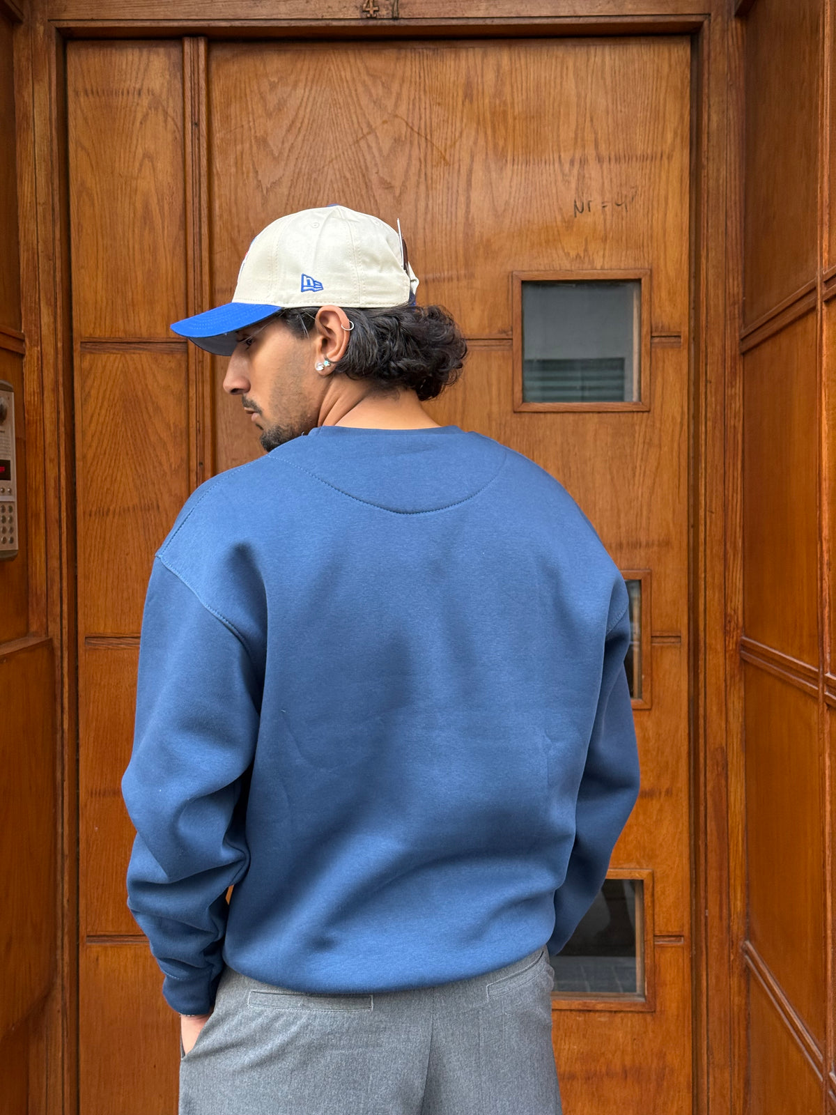 SWEATSHIRT BASIC JL NAVY BLUE