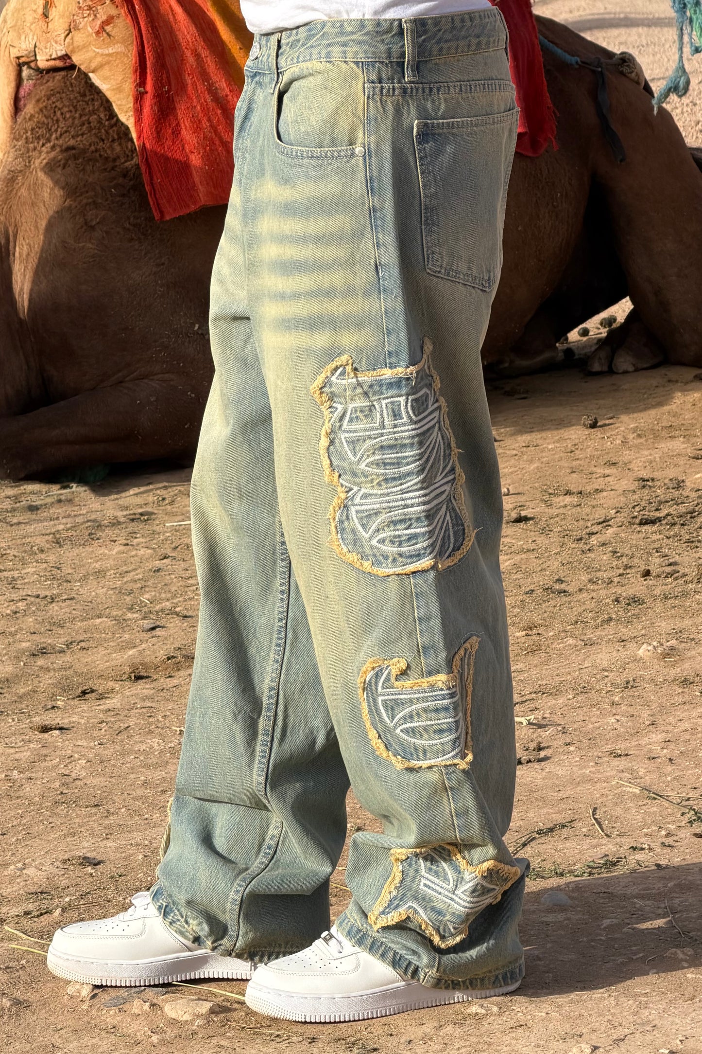 BAGGY JEANS L’INTROUVABLE (DIRTY VERT)