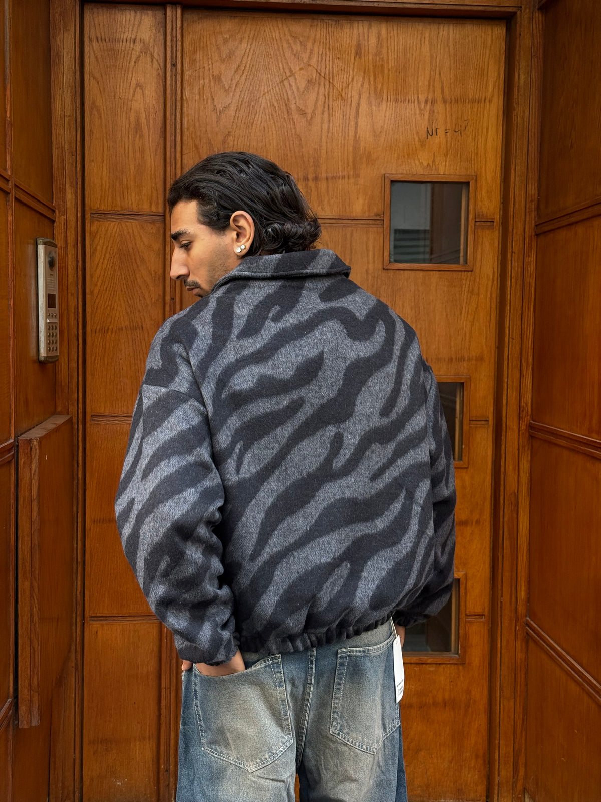 JACKET ZEBRA BLACK PZ