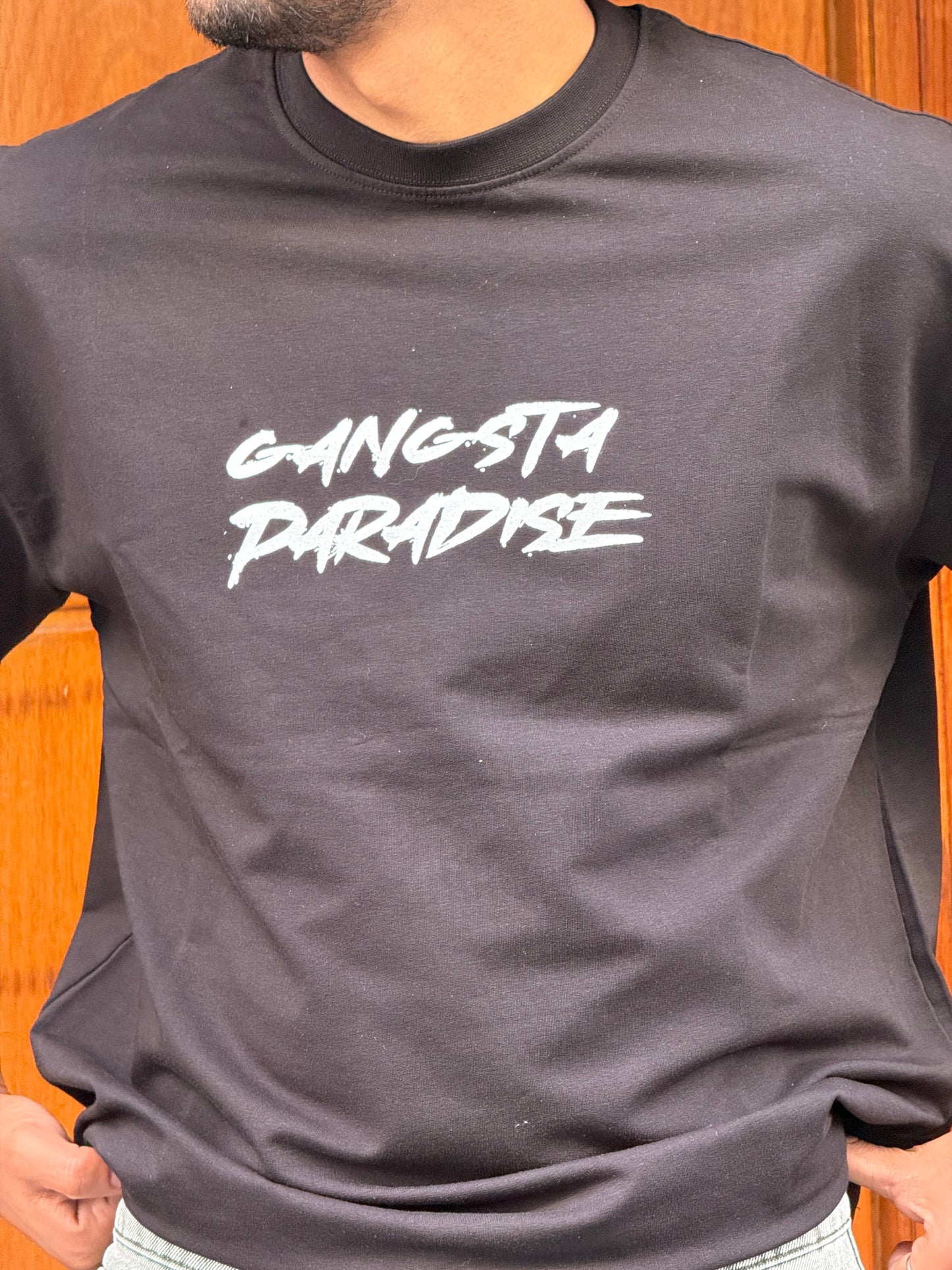 T-SHIRT GANGSTA BLACK ESCO
