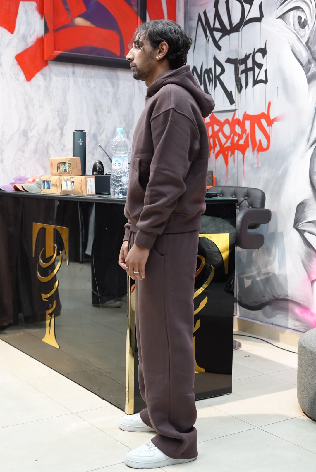 ENSEMBLE SWEATPANTS BROWN 9435