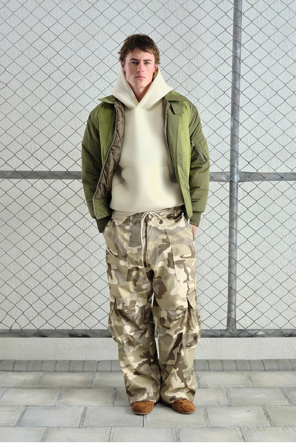 JACKET WASHED GREEN GST 5758