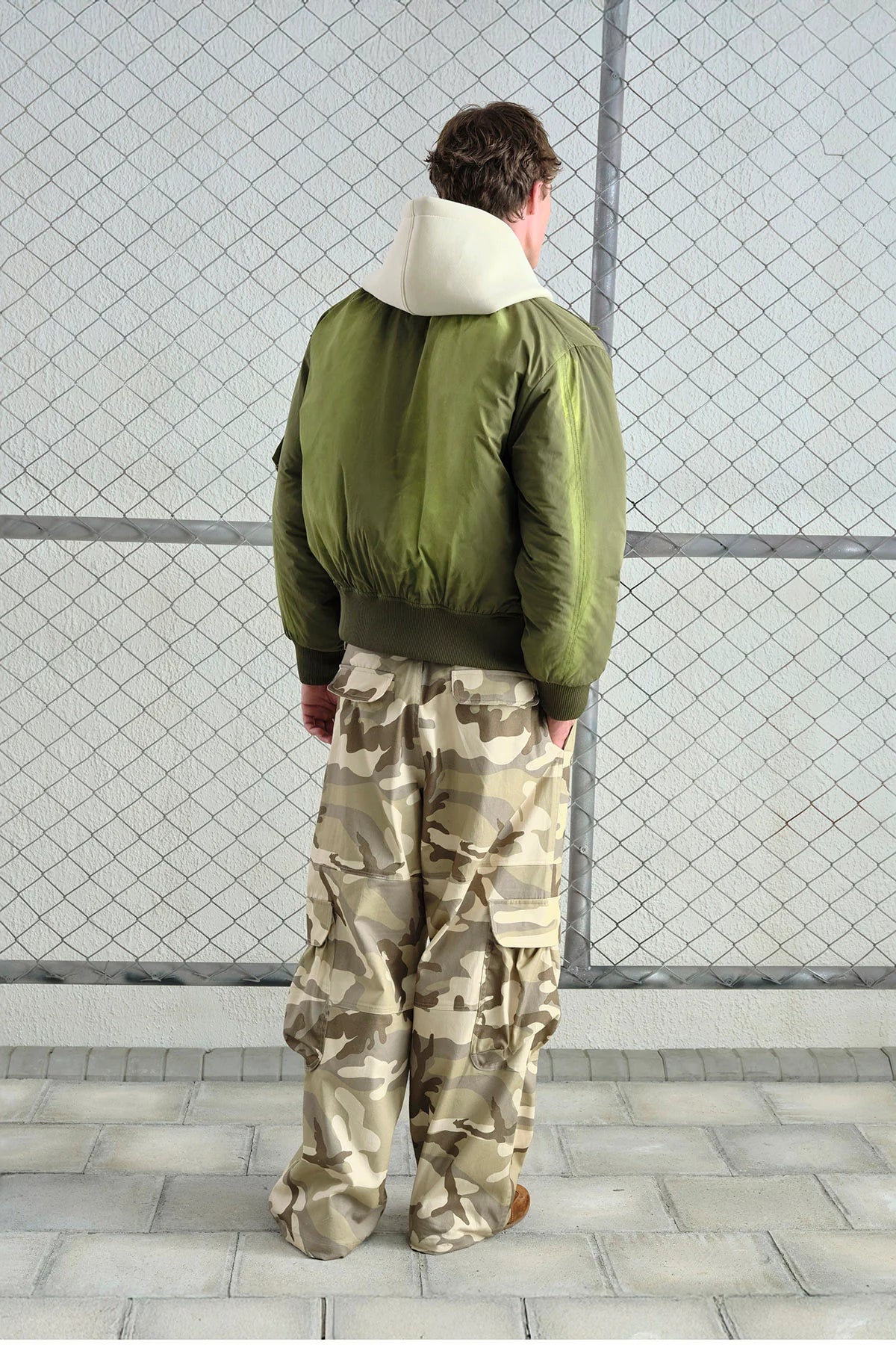 JACKET WASHED GREEN GST 5758