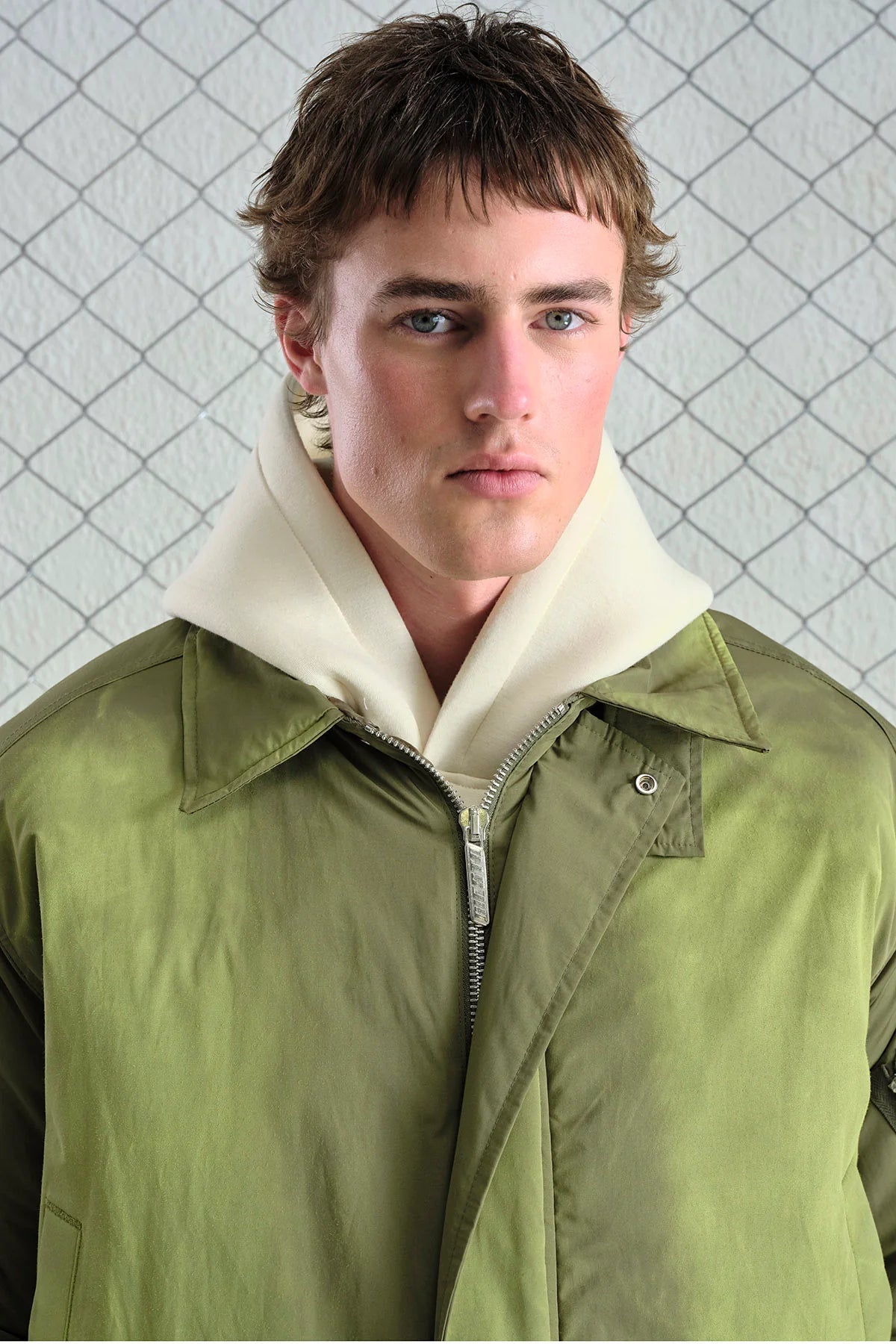 JACKET WASHED GREEN GST 5758