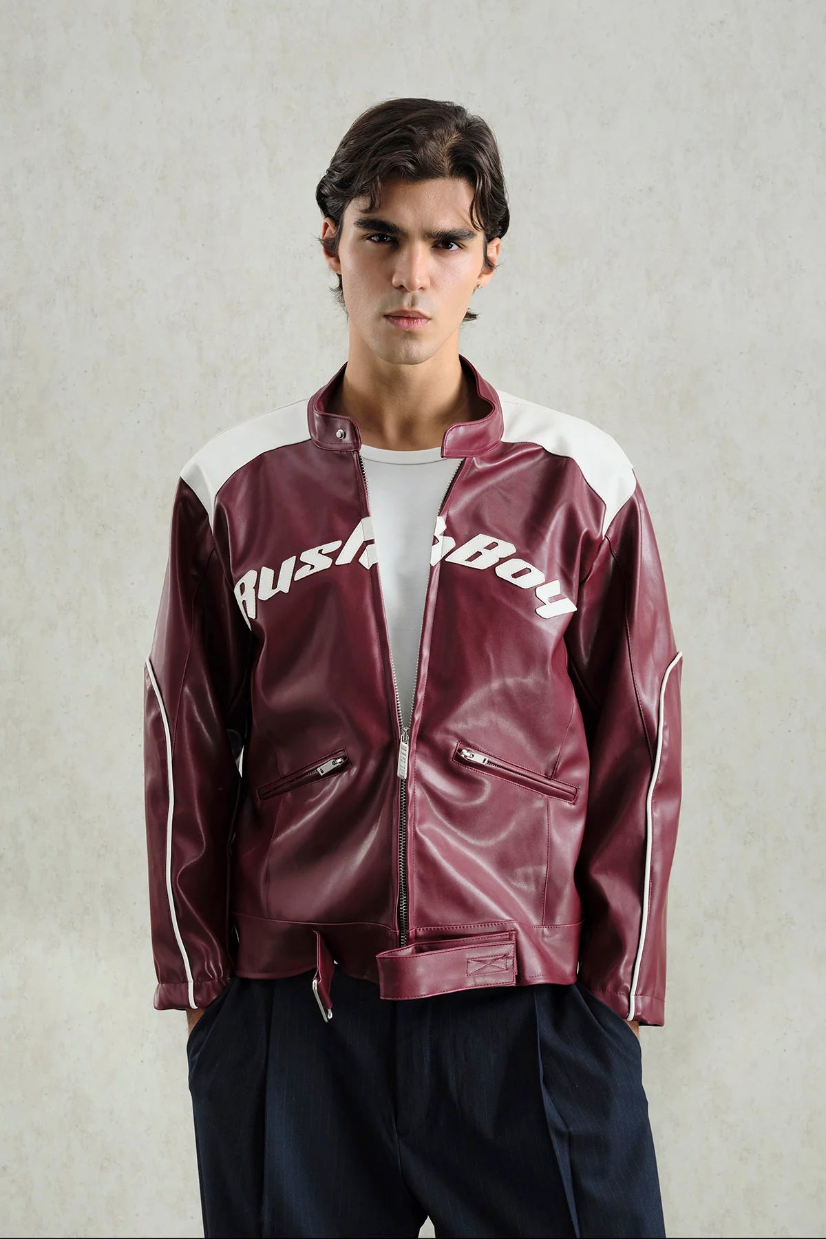 JACKET RUSBBOY BURGUNDY 5766