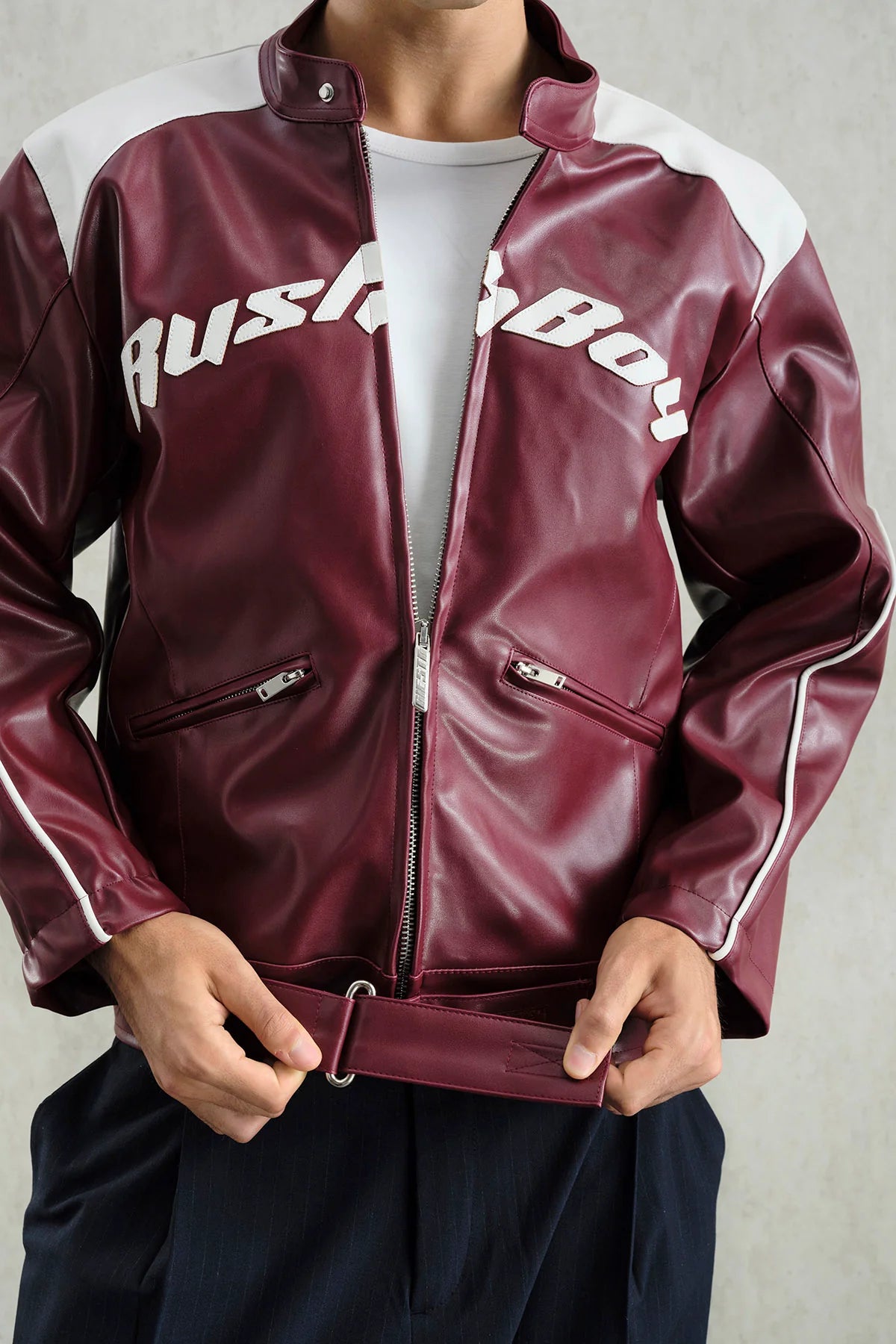 JACKET RUSBBOY BURGUNDY 5766