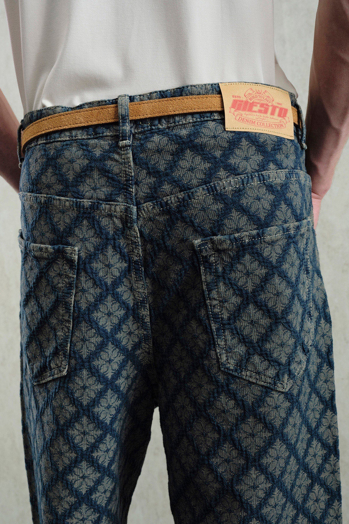 BAGGY FIT JEAN ARTISANAT 5002