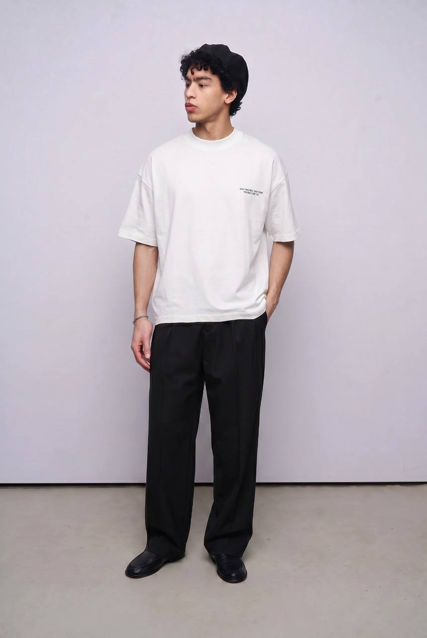 T-SHIRT CROPPED BAR.CODE 123 WHITE BR 20-252