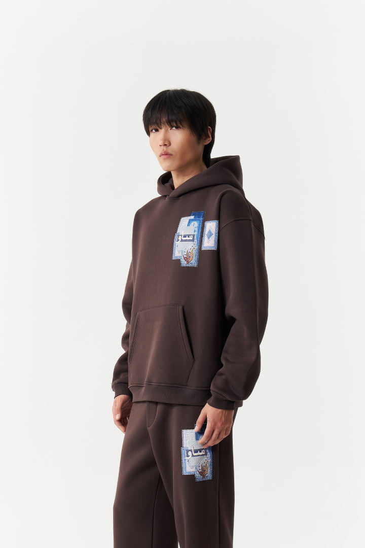 HOODIES SW BROWN 5229