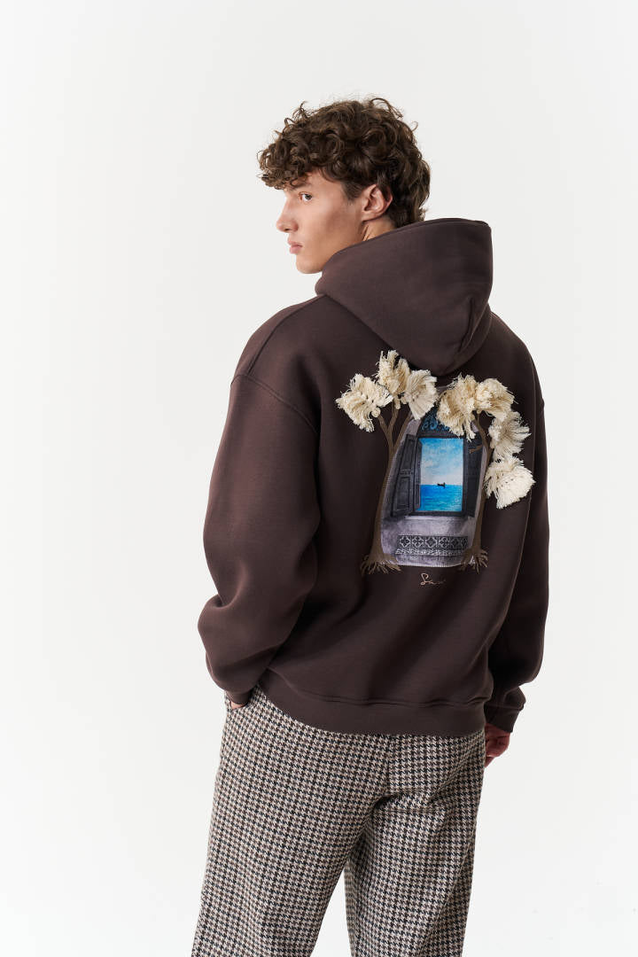 HOODIES SW BROWN 5260