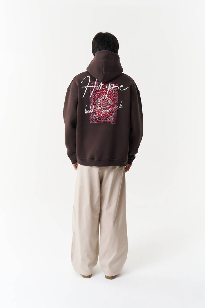 HOODIES SW BROWN 5240