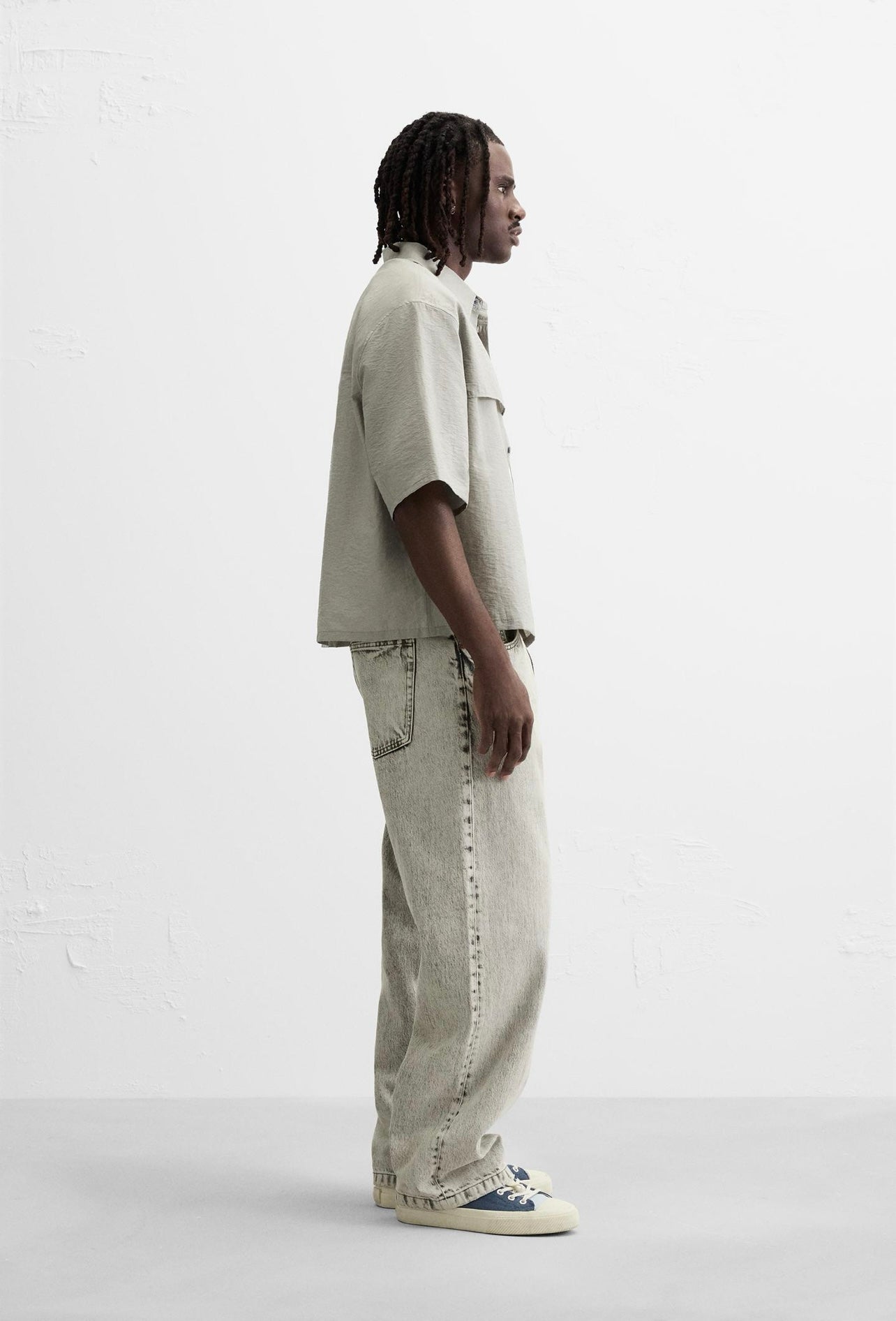 CREASED EFFECT SHIRT