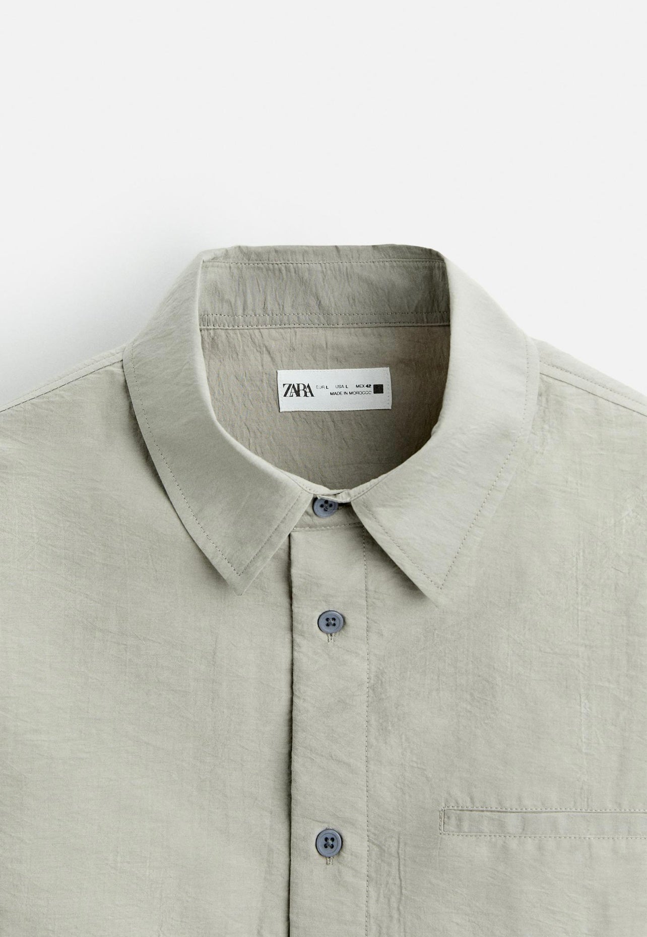 CREASED EFFECT SHIRT