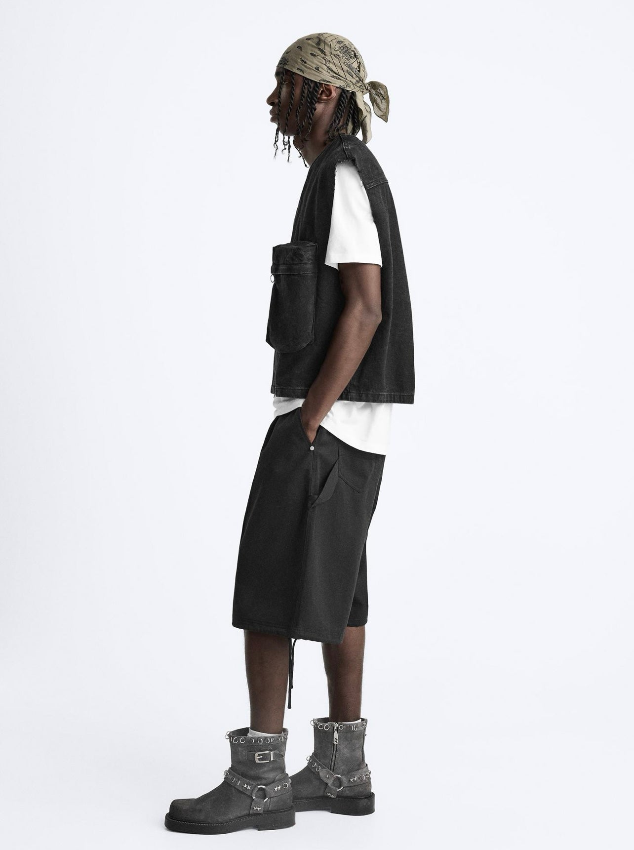 CARPENTER BERMUDA SHORT WHIT POCKET ZARA