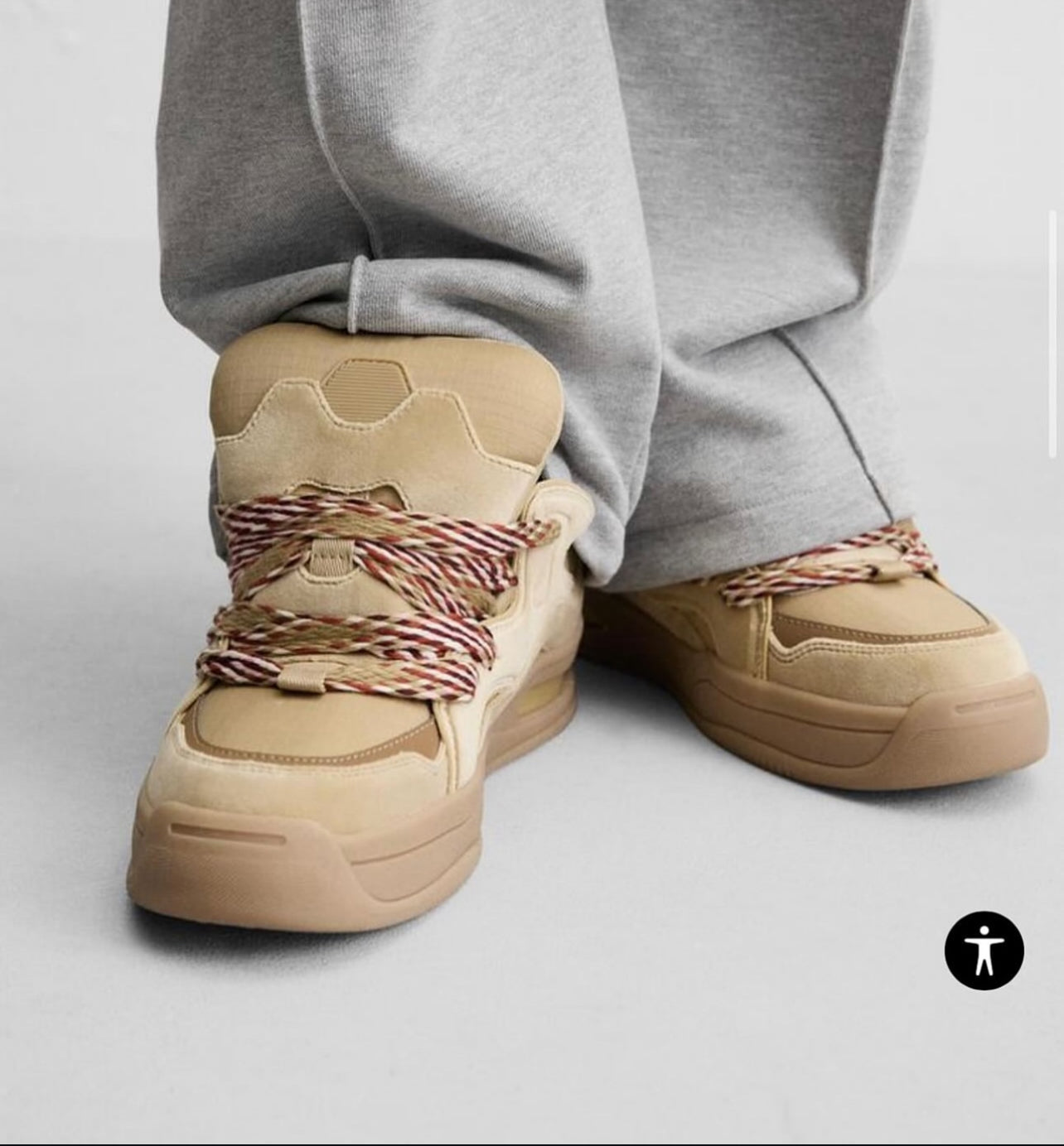 SNEAKERS SKATE ZARA BEIGE