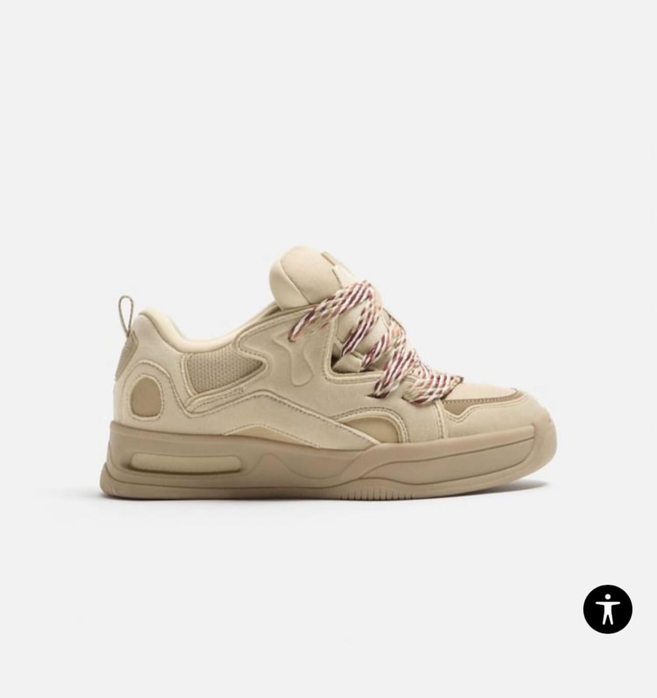 SNEAKERS SKATE ZARA BEIGE