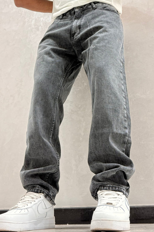 RELAXED JEANS GRIS