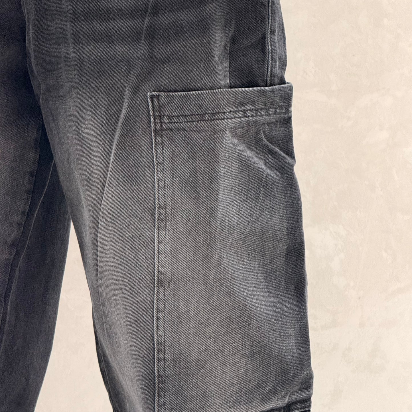 CARGO JEANS SK GRIS NOIR