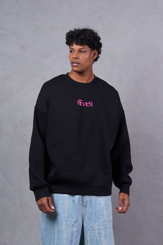 SWEATSHIRT END BLACK 2507