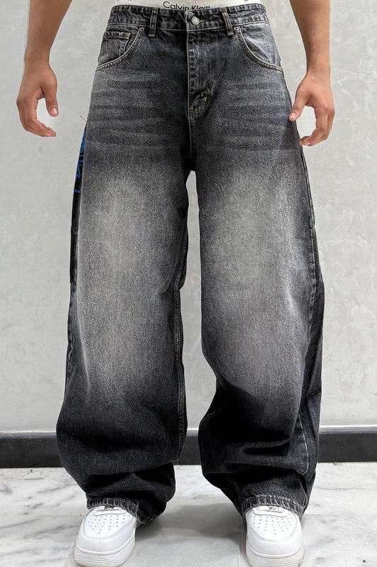 SUPPER BAGGY BASKETBALL GRIS NOIR LC