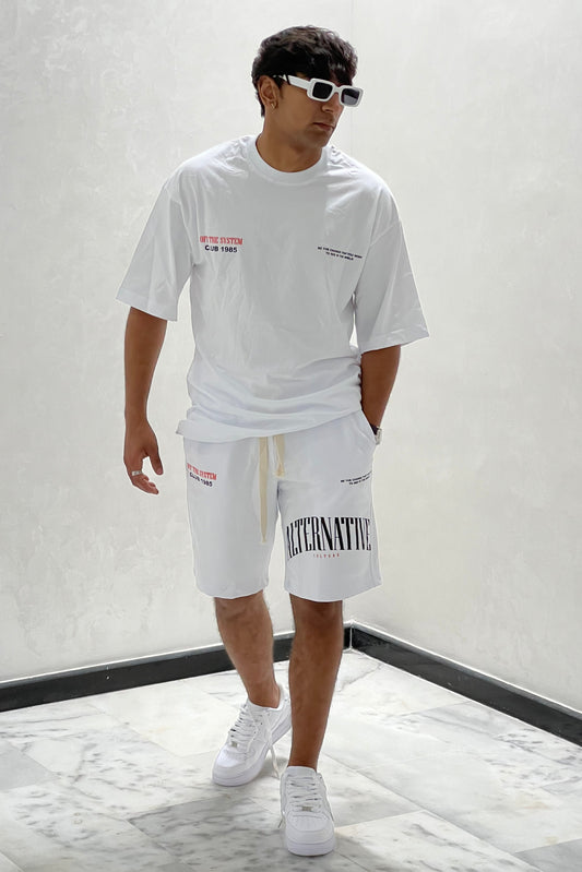 ENSEMBLE OVERSIZE ALTERNATIVE BLANC