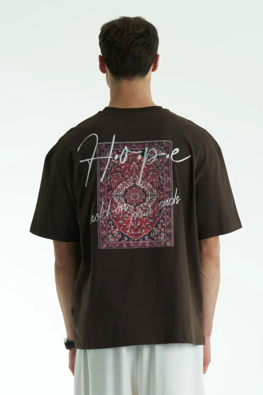 T-SHIRT SW HOPE BROWN 5064