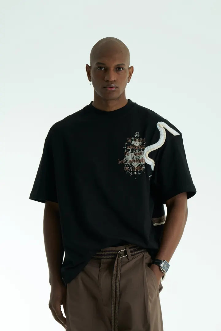 T-SHIRT SW I HAVE NOTHING BLACK 5068