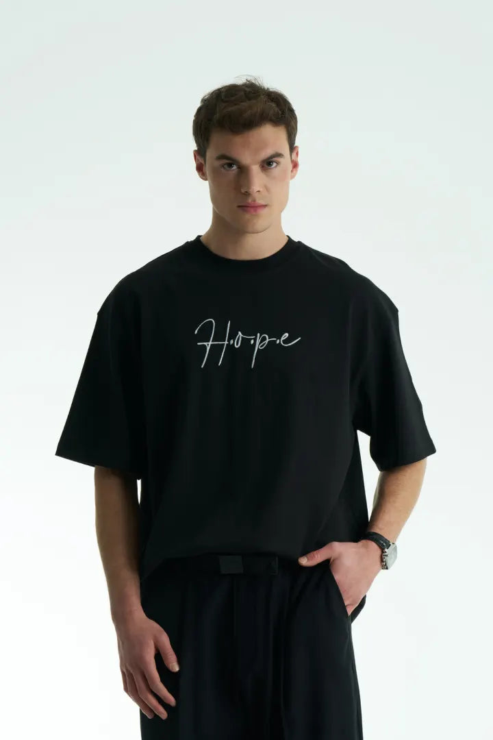 T-SHIRT SW HOPE BLACK 5064