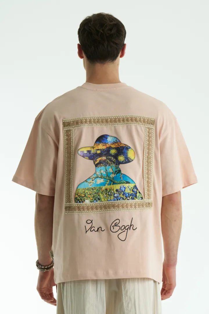 T-SHIRT SW VAN GOGH PINK 5060