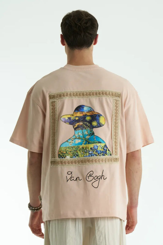 T-SHIRT SW VAN GOGH PINK 5060