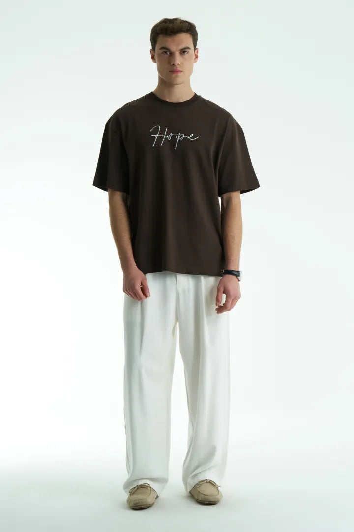 T-SHIRT SW HOPE BROWN 5064