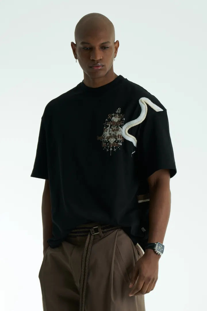 T-SHIRT SW I HAVE NOTHING BLACK 5068