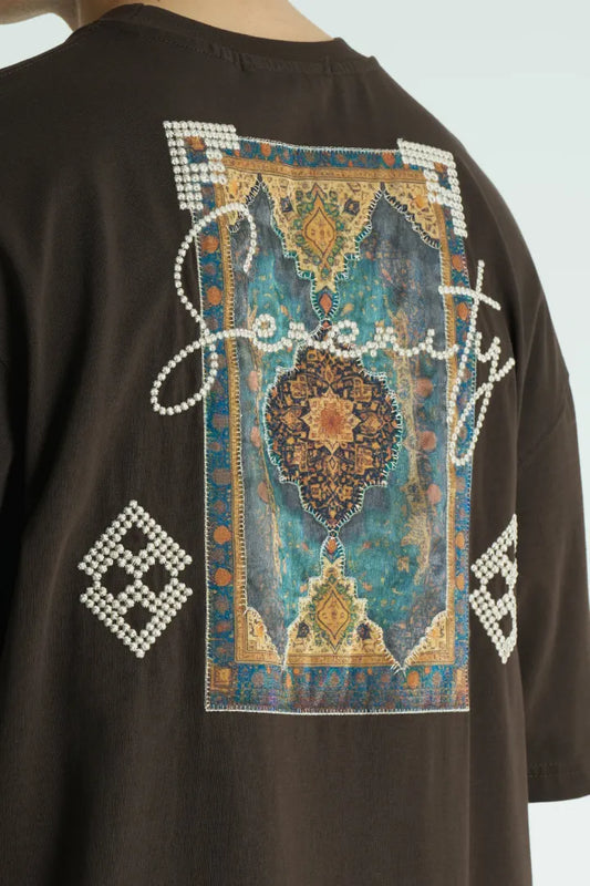 T-SHIRT SW SEVENTY BROWN 5099