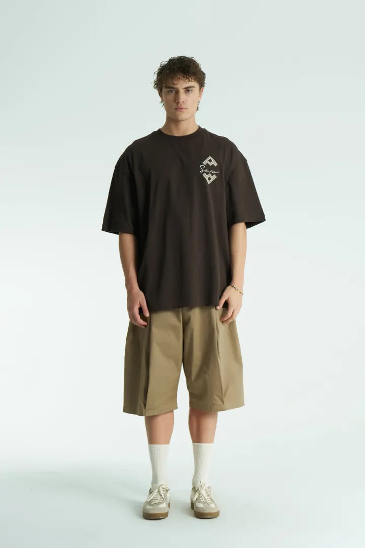 T-SHIRT SW SEVENTY BROWN 5099