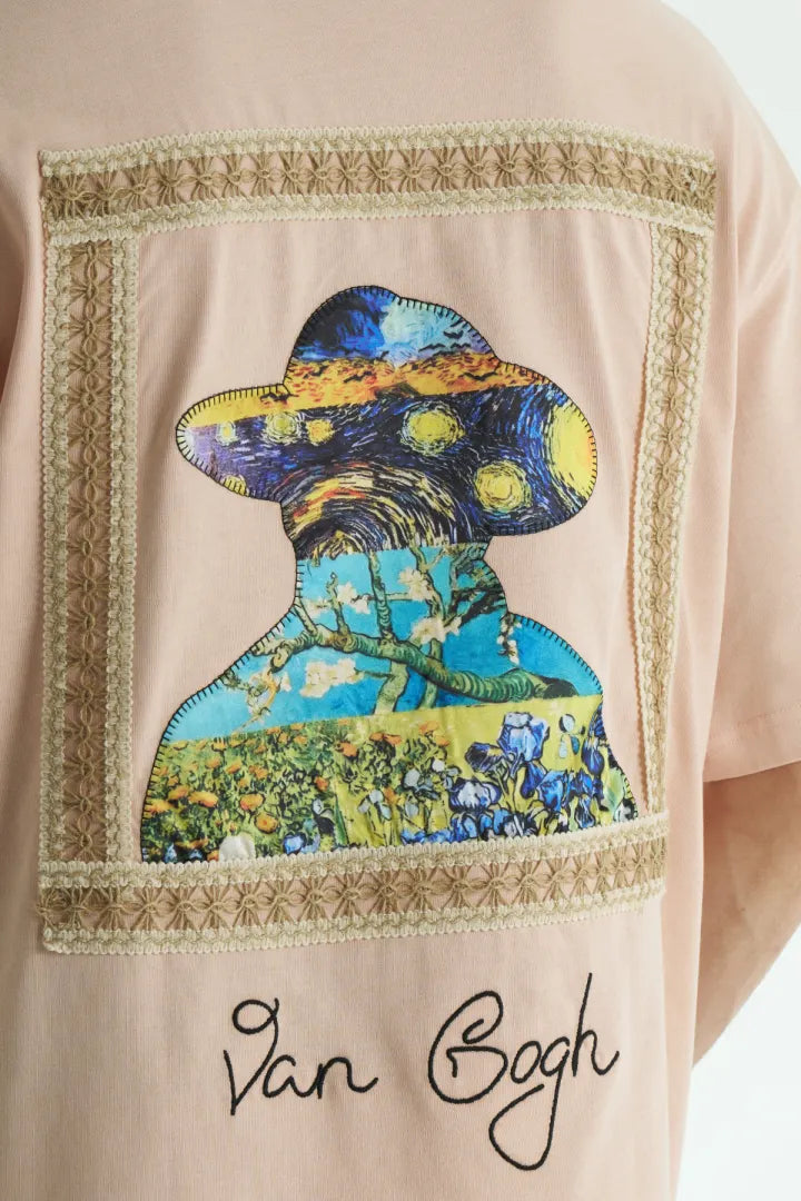 T-SHIRT SW VAN GOGH PINK 5060