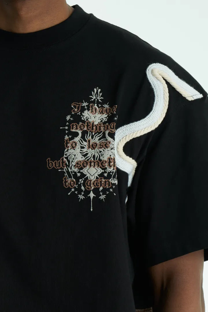 T-SHIRT SW I HAVE NOTHING BLACK 5068