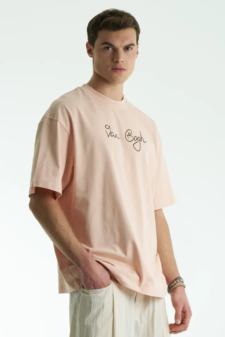 T-SHIRT SW VAN GOGH PINK 5060