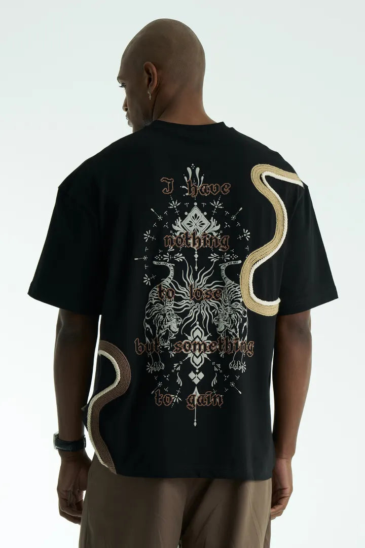 T-SHIRT SW I HAVE NOTHING BLACK 5068