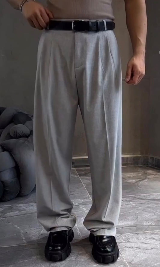 PANTALON OVERSIZE GRIS E80-11 ES