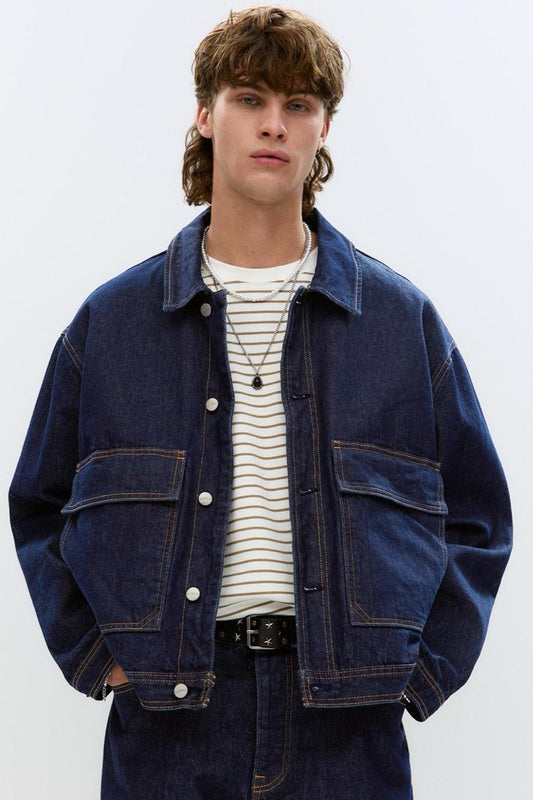 SELVEDGE DENIM JACKET P&B