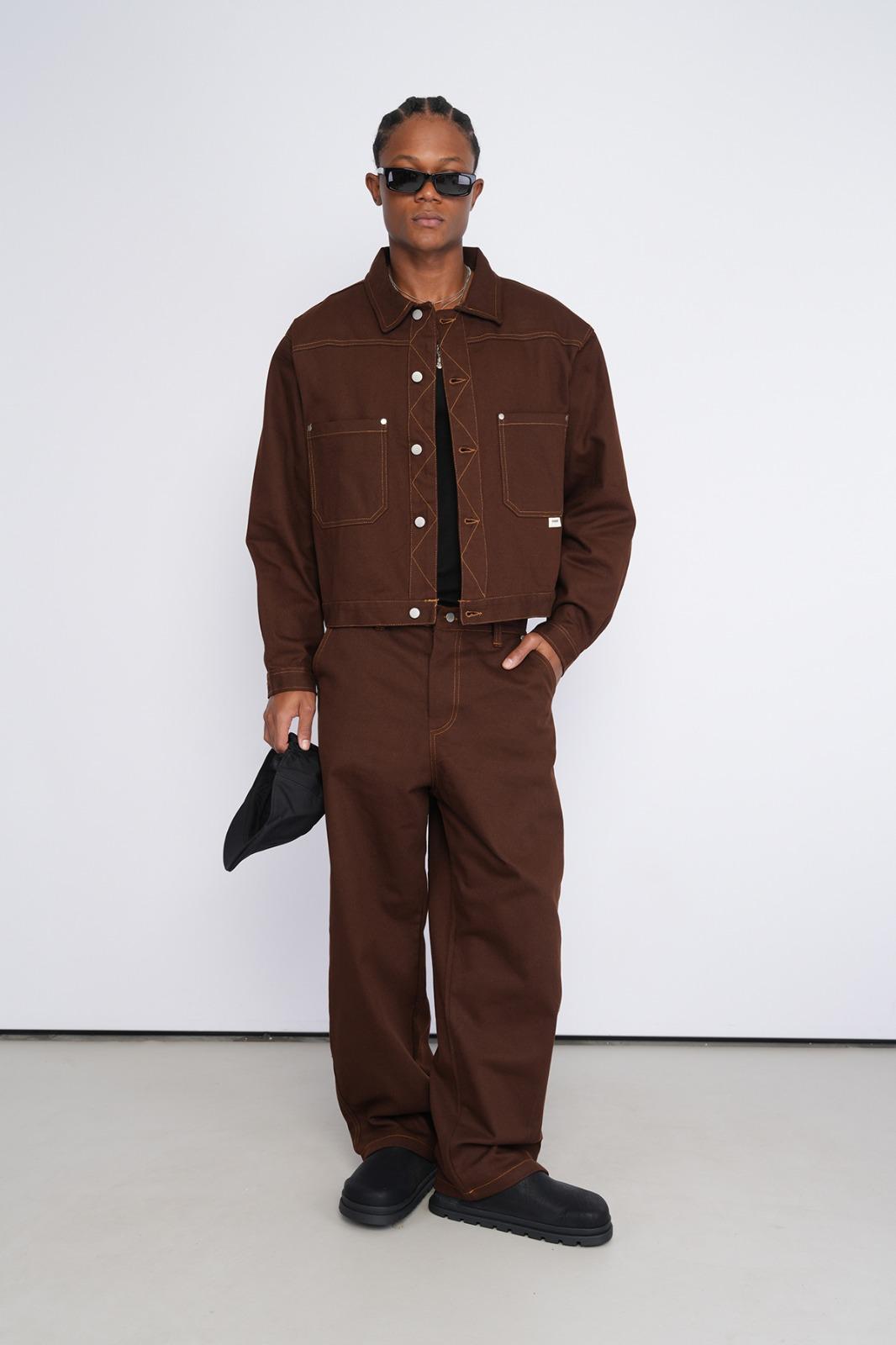 ENSEMBLE CROP BROWN 90-03