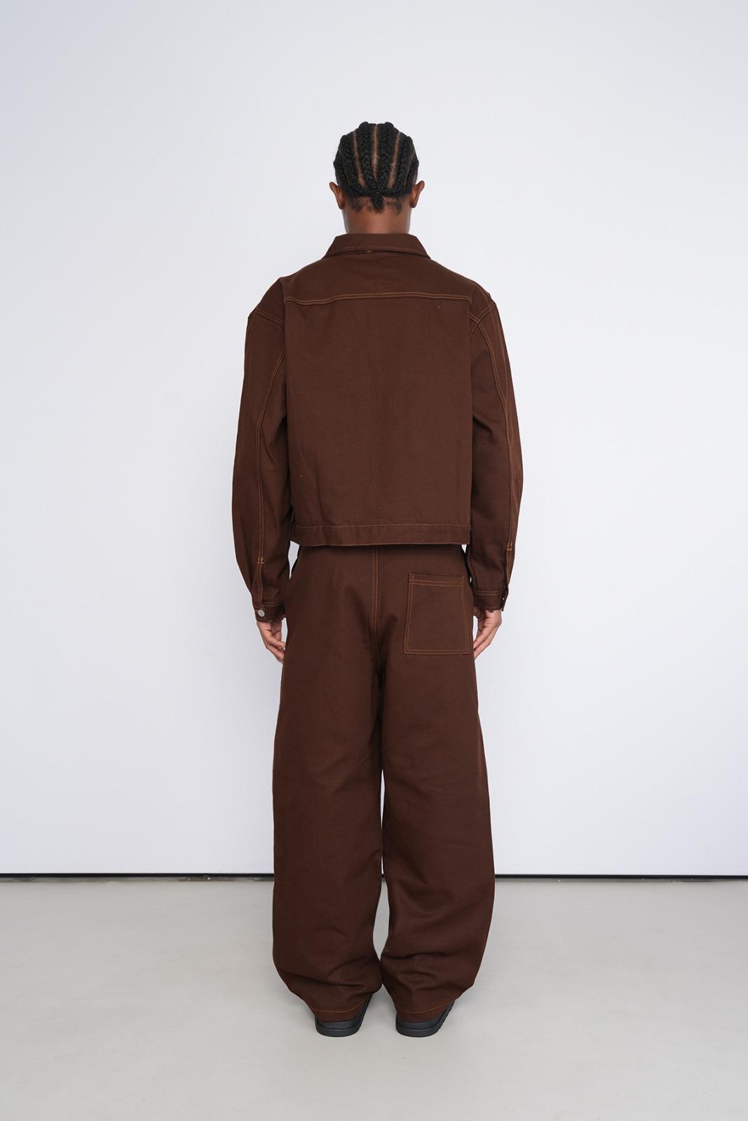 ENSEMBLE CROP BROWN 90-03