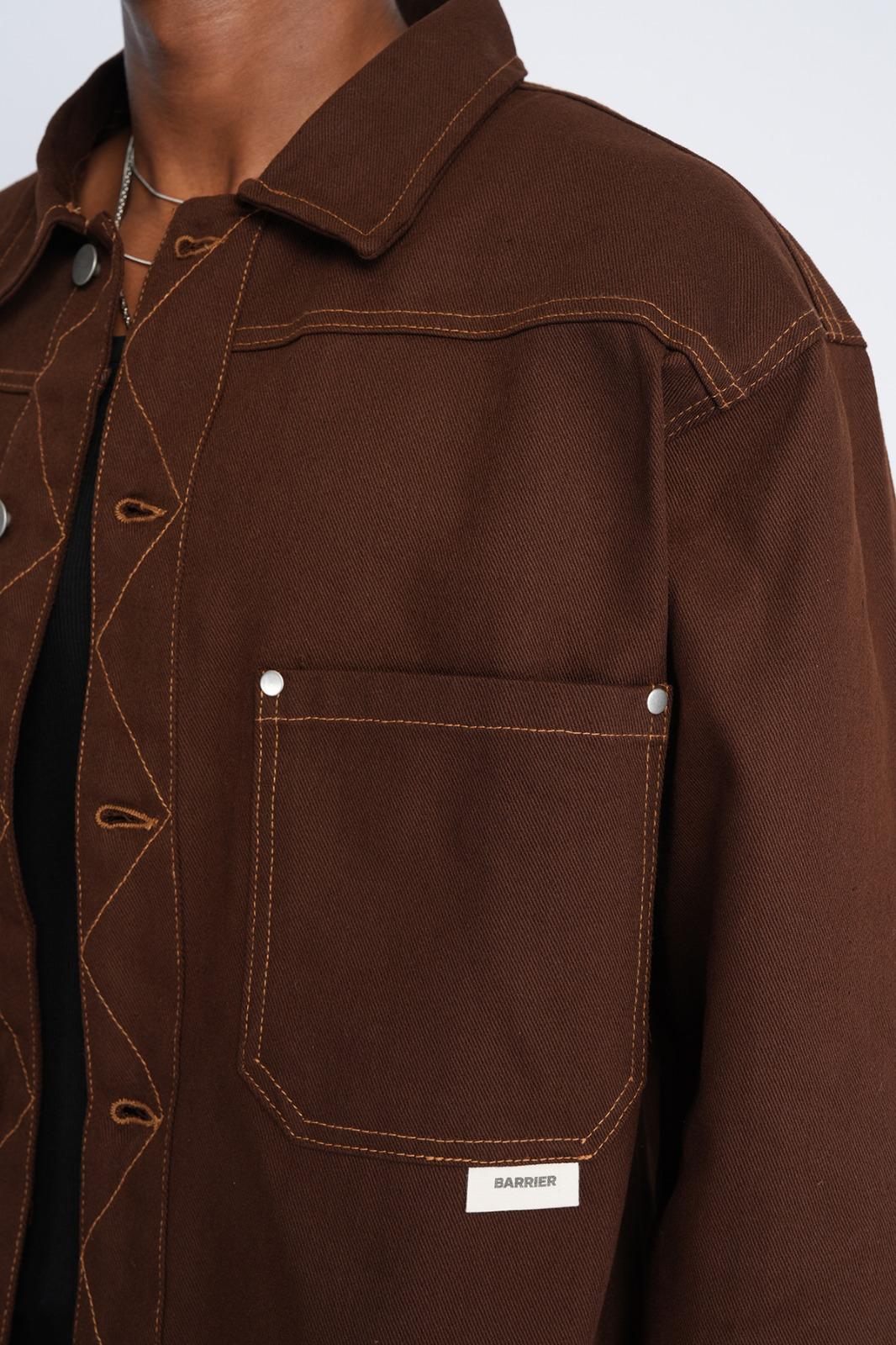 ENSEMBLE CROP BROWN 90-03