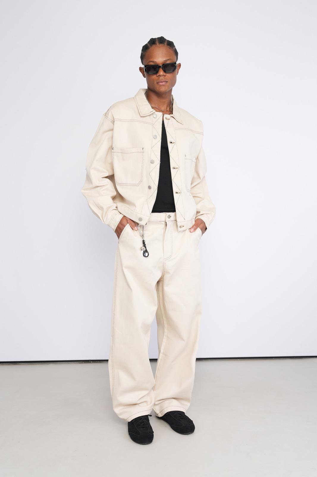 ENSEMBLE CROP BEIGE 90-03