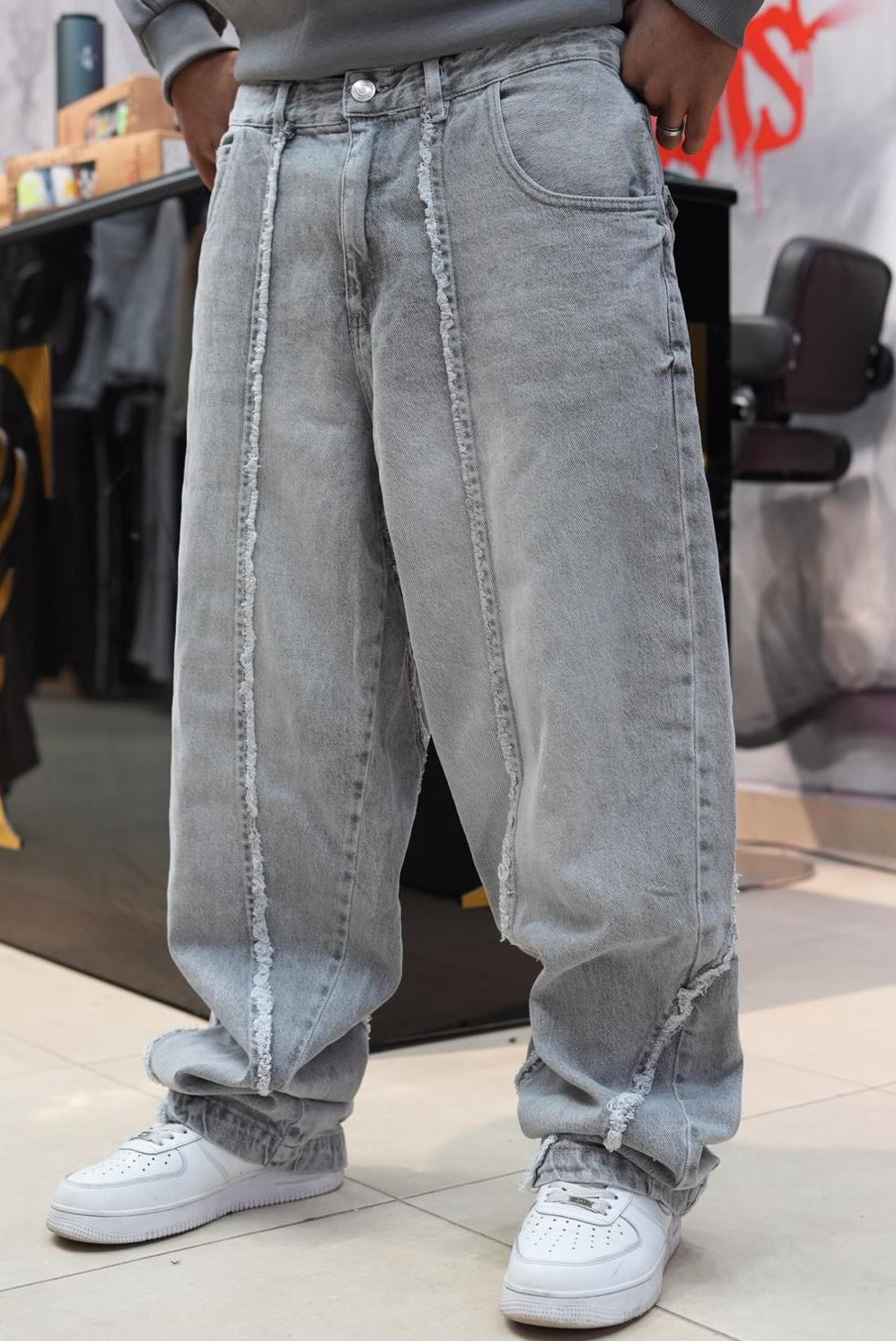 BAGGY JEANS STORM V3 GREY