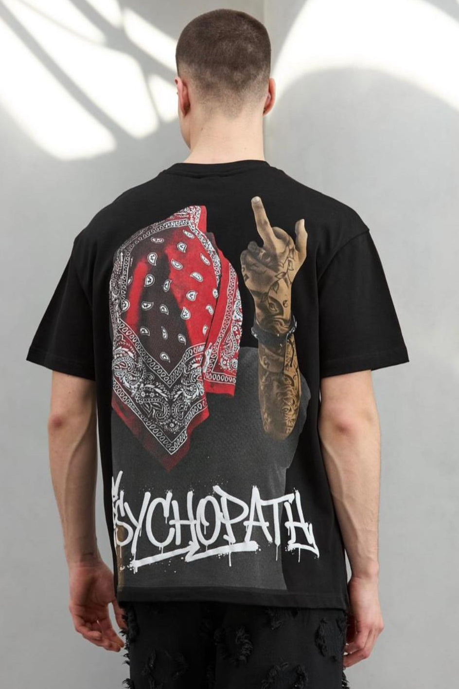 T-SHIRT EK PSYCHOPATH BLACK